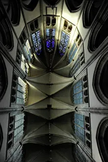 Vault: Netherlands. Utrecht. St. Martin's Cathedral. Gothic. Interi