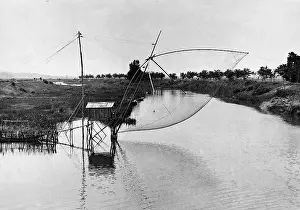 Lowered: Nets for fishing, 1928