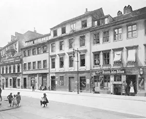 Catering: Neue Rossstrasse in Berlin, around 1905