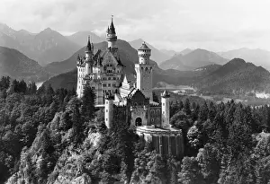 Neuschwanstein: Neuschwanstein Castle before 1945