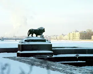 Neva: Neva River embankment, 1989