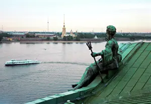 Neva: Neva River embankment, 1996