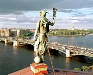 Neva: The Neva River in the evening, Leningrad, 1991