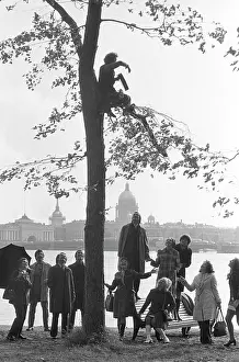 Neva: Neva River in Leningrad, 1975