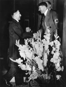 Godesberg: Neville Chamberlain and Adolf Hitler, Bad Godesberg, 1938
