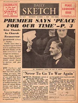 Appeasement: Neville Chamberlain -- Peace for our Time