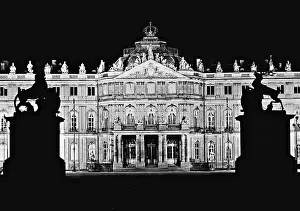 Headlights: The New Castle in the light of the headlights, 1937