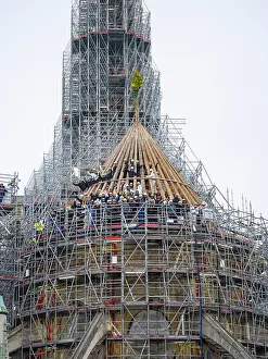 Topping: New choir framework, Cathedrale Notre-Dame de Paris, Paris