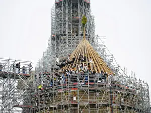 Topping: New choir framework, Cathedrale Notre-Dame de Paris, Paris
