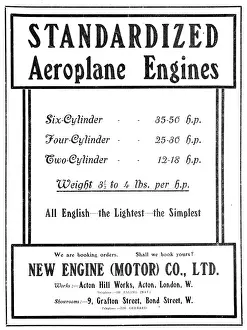 N.e.c: New Engine (Motor) Co. N.E.C. Aero-Engines