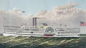 C1877: The new excursion steamer Columbia: gem of the ocean