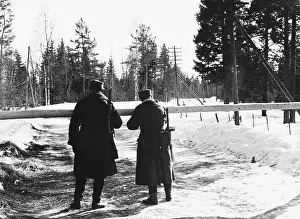 Sentries: New Finnish-Soviet border WWII
