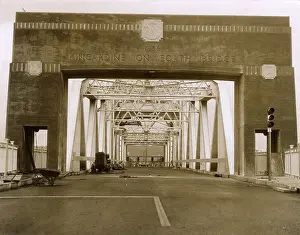 Kincardine: New Forth Road Bridge - just before opening - October, 1936