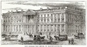 Martins Le Grand: New General Post Office, St Martin's-Le-Grand, London