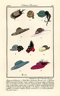 Marcelle: New hat designs by milliner Marcelle. Demay, 1912