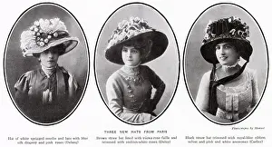 Toquet: Three new hats from Paris 1909
