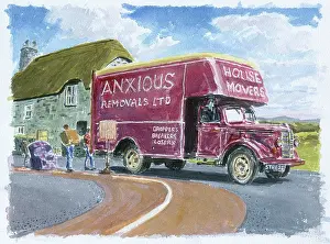 Alsop: New home card with removal van being loaded