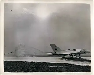 Chute: New jet bomber's speed cut by ribbons