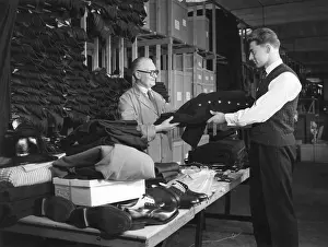 Kitted: New LFB recruit being kitted out with uniform