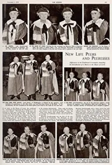 Peeress: NEW LIFE PEERS 1958