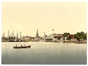 Swinemunde: From new lighthouse, Swinemunde, Pommeraina, Germany (i.e