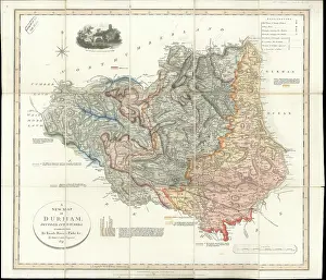 1831: A New Map of Durham divided into Wards (Smith, 1831)