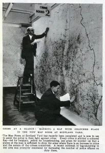 Policing: New Map Room at Scotland Yard