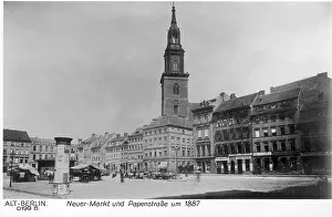 Distillation: New Market in Berlin, around 1887