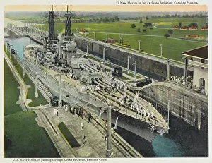 Gatun: NEW MEXICO IN LOCKS