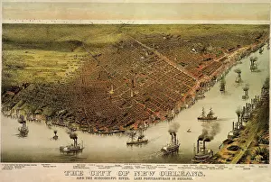 Steamboats: New Orleans and Mississippi River