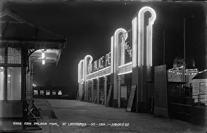 Neon: New Palace Pier at Night