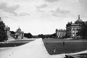 Sanssouci: The New Palace in Potsdam, around 1910