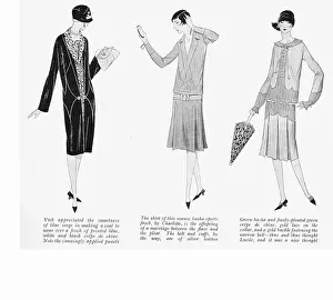 Lucile: Three new Parisian outfits, 1926