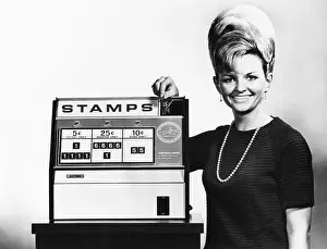 Inserts: New Post Office Department stamp vending machine