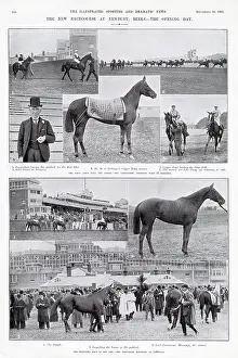 Berkshire: The New Racecourse at Newbury, Berkshire