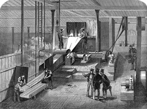 Huggett: New rolling machine for making horse shoe nails