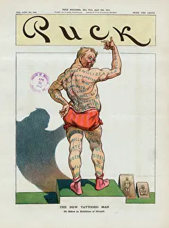 Tattooed: The new tattooed man - he makes an exhibition of himself