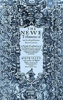 1611: New Testament, King James Bible