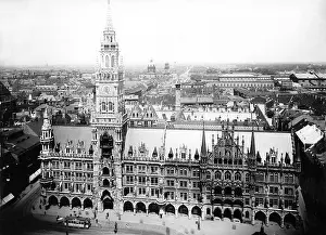 Ludwigsstrasse: The New Town Hall, 1910
