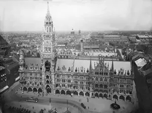 Marienplatz: New town hall in Munich