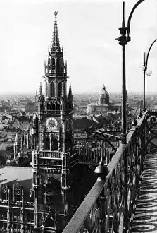 Marienplatz: New town hall in Munich