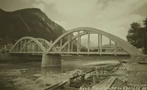 Ebensee: New Traun-bridge in Ebensee. 1931