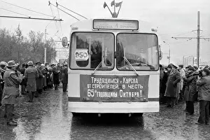 Trolley: New trolleybus line in Kursk