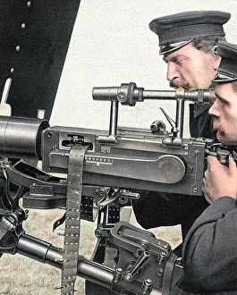 Telescopic: A new type of German machine gun, World War One