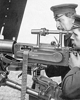 Telescopic: A new type of German machine gun, World War One