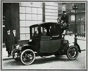 Dec17: New type of motor cab for Paris 1909