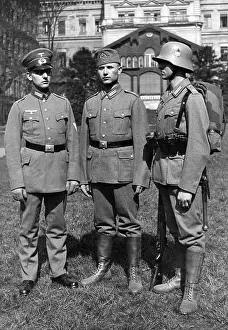 New uniforms of the Imperial Army, around 1934