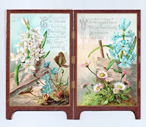 Hinges: New Year card in the form of a folding screen