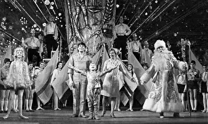 Congratulating: New Year celebration in the Pillar Hall, 1973