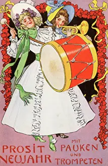 Jollity: New Year Greetings card